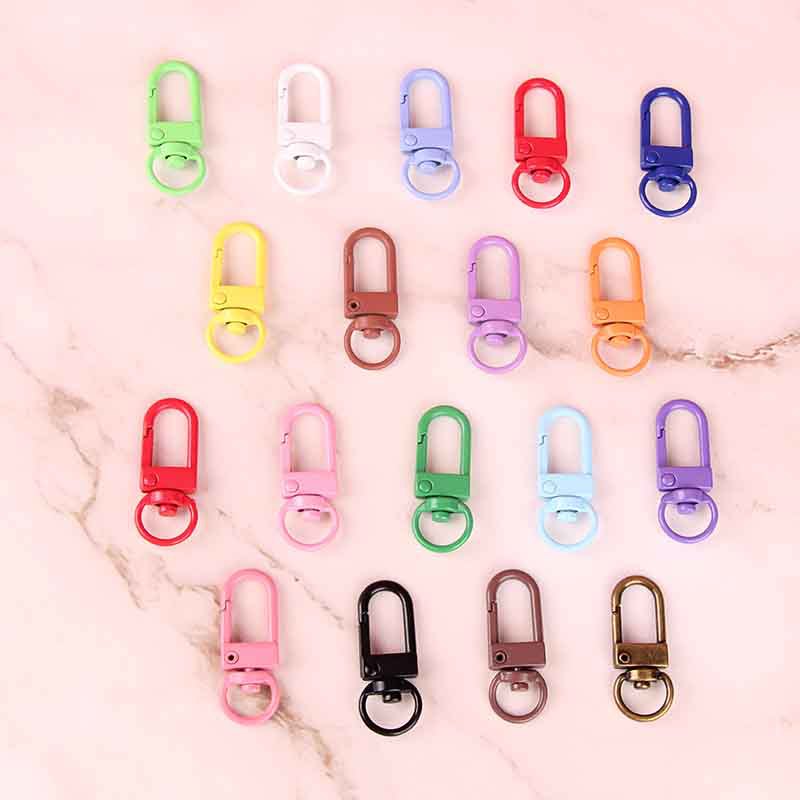 Wholesale DIY Metal Paint Color Keychain Accessories
